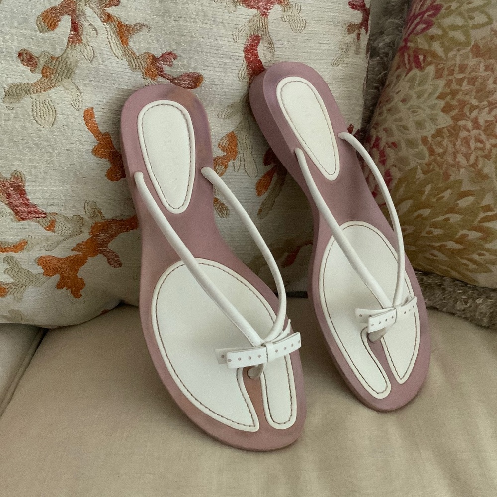 Versatile Feminine Wht/Rose Bikini Sandal ColeHaan